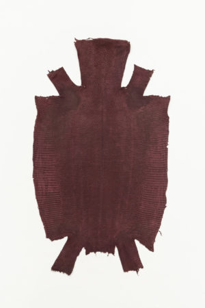 リザード革　フロントカット　ヌバックボルドー　27