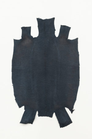 リザード革　フロントカット　ヌバックネイビー　30