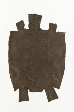 リザード革　フロントカット　ヌバックブラウン　28