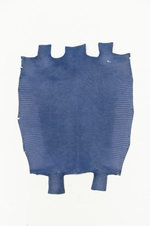 リザード革　フロントカット　マットロイヤルブルー 24