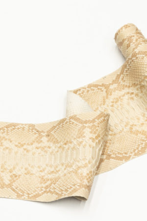 パイソン革　バックカット　マットハーフブリーチ　25