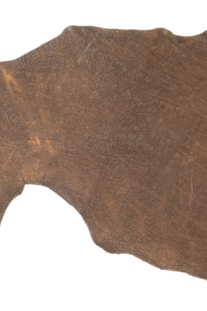 ゾウ革　マットブラウン