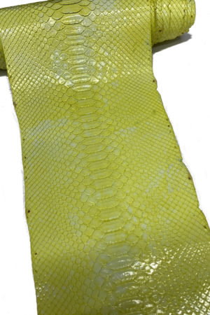 パイソン革　バックカット タイダイイエローシャイニング　28